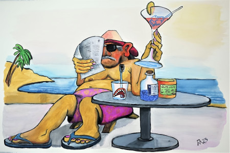 Österreichischer Pensionist erhält den Pensionsbescheid